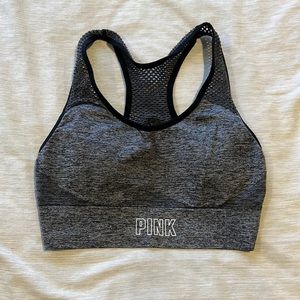 PINK gray sports bra. Size S. Great condition